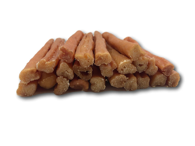 Turkey Tendon Round - Made in The USA - Large 1LB/16oz Bag - Top Dog Chews