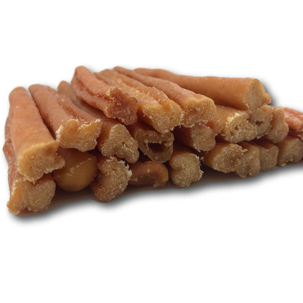 Turkey Tendon Round - Made in The USA - Large 1LB/16oz Bag - Top Dog Chews