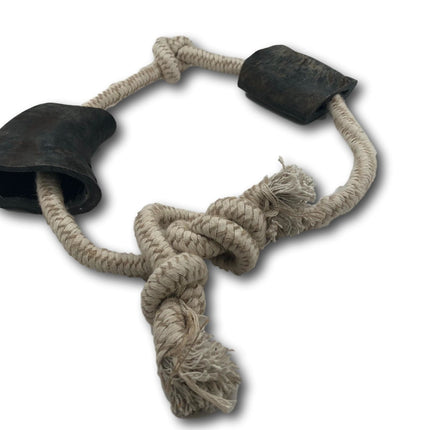 Water Buffalo Horn and Rope Chew Toy - Large - Top Dog Chews