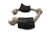 Water Buffalo Horn and Rope Chew Toy - Medium - Top Dog Chews