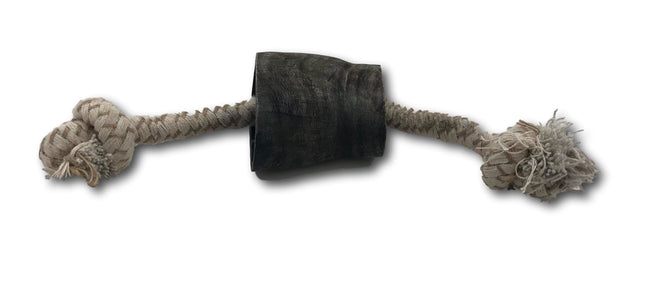 Water Buffalo Horn and Rope Chew Toy - Small - Top Dog Chews
